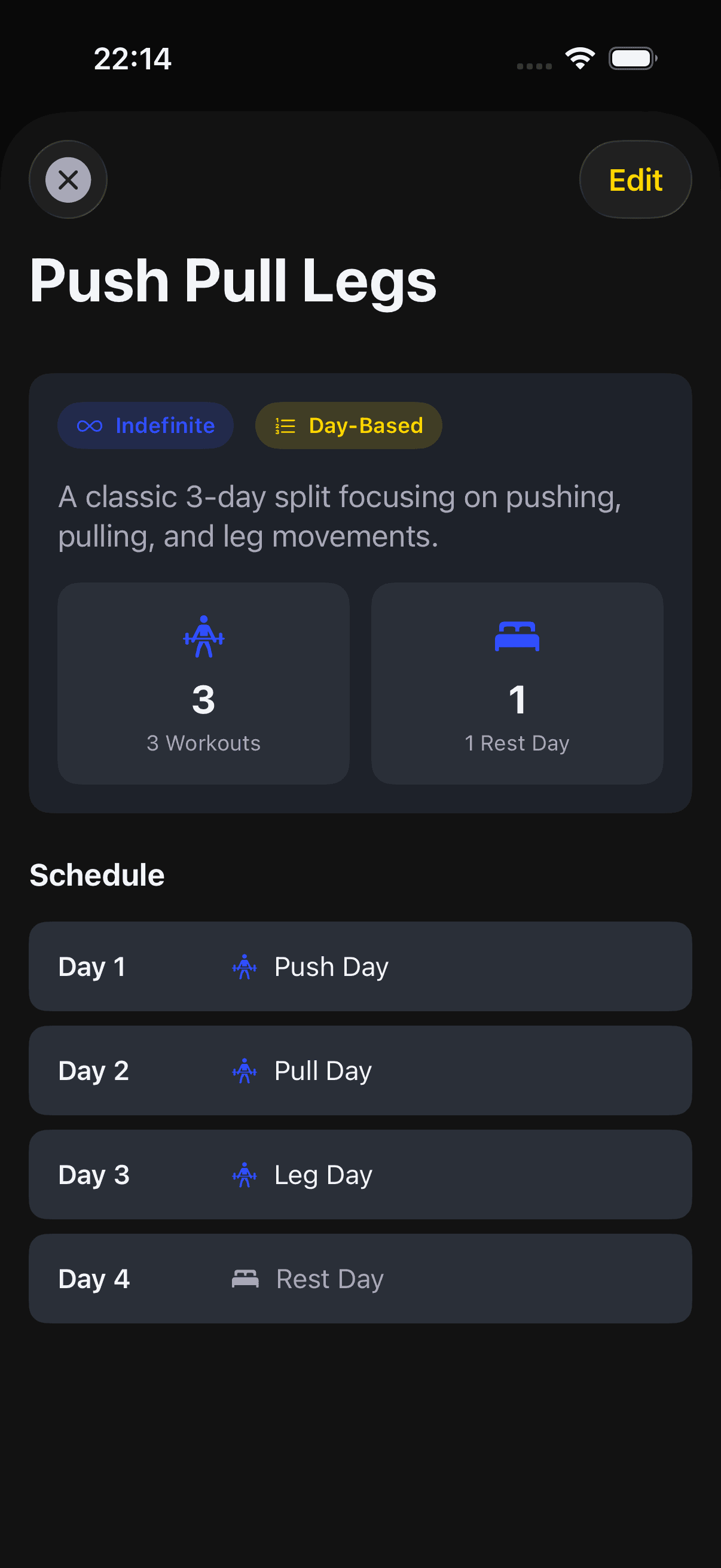 Écran de GoGAINZ sur iPhone en mode sombre: Bâti pour le long terme. Des plans qui n'expirent pas. Des années, pas des semaines.